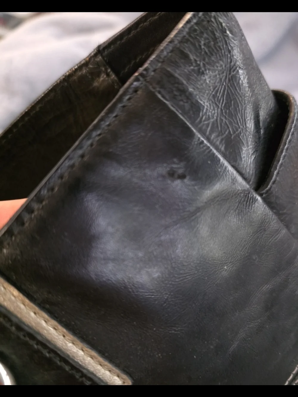 Y2K Coach Inlaid C Black Patent Leather Zip Tote Shoulder Bag F17127